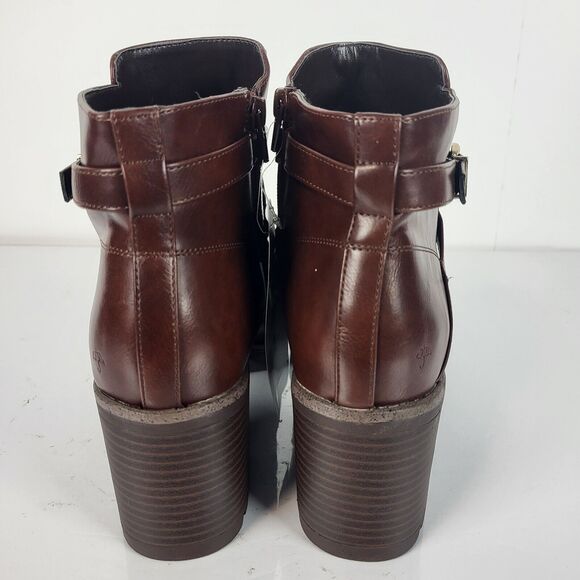 Naturalizer Madalynn Buckle Ankle Boots water Repellent 10W - Picture 8 of 16